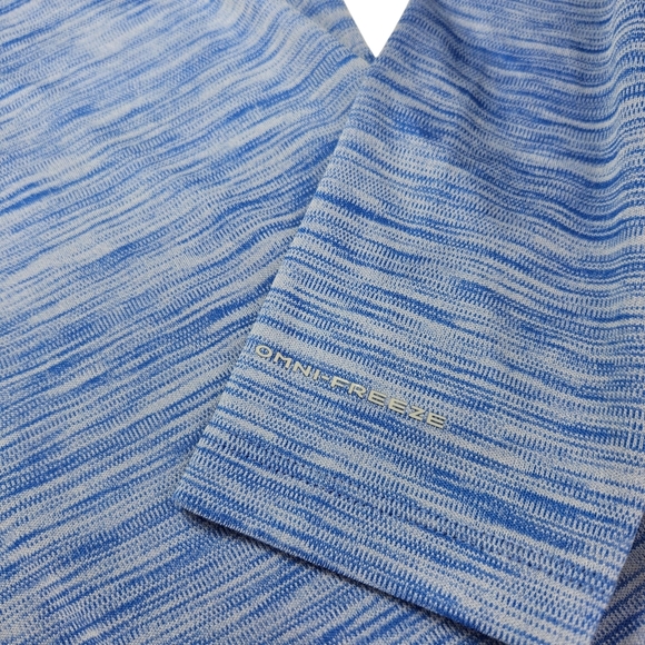 Columbia Women’s Omni-Freeze Blue Long Sleeve V-Neck Top - Size Large - Picture 8 of 10